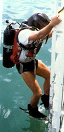 MK-1 Diver exiting the water 1986